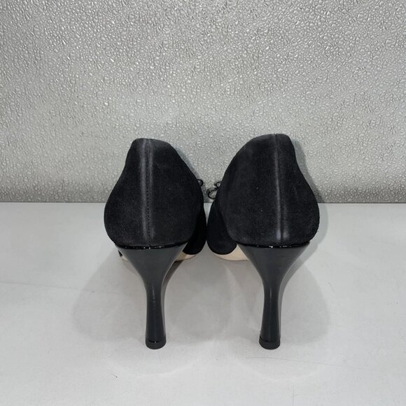 NEW CUSTOMMADE Awa Classic Suede Pumps – Black – Size 9.5 – New Without Box - Picture 5 of 8